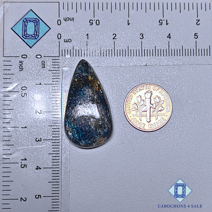 Blue Kyanite Pear Cabochons 32*17*7mm