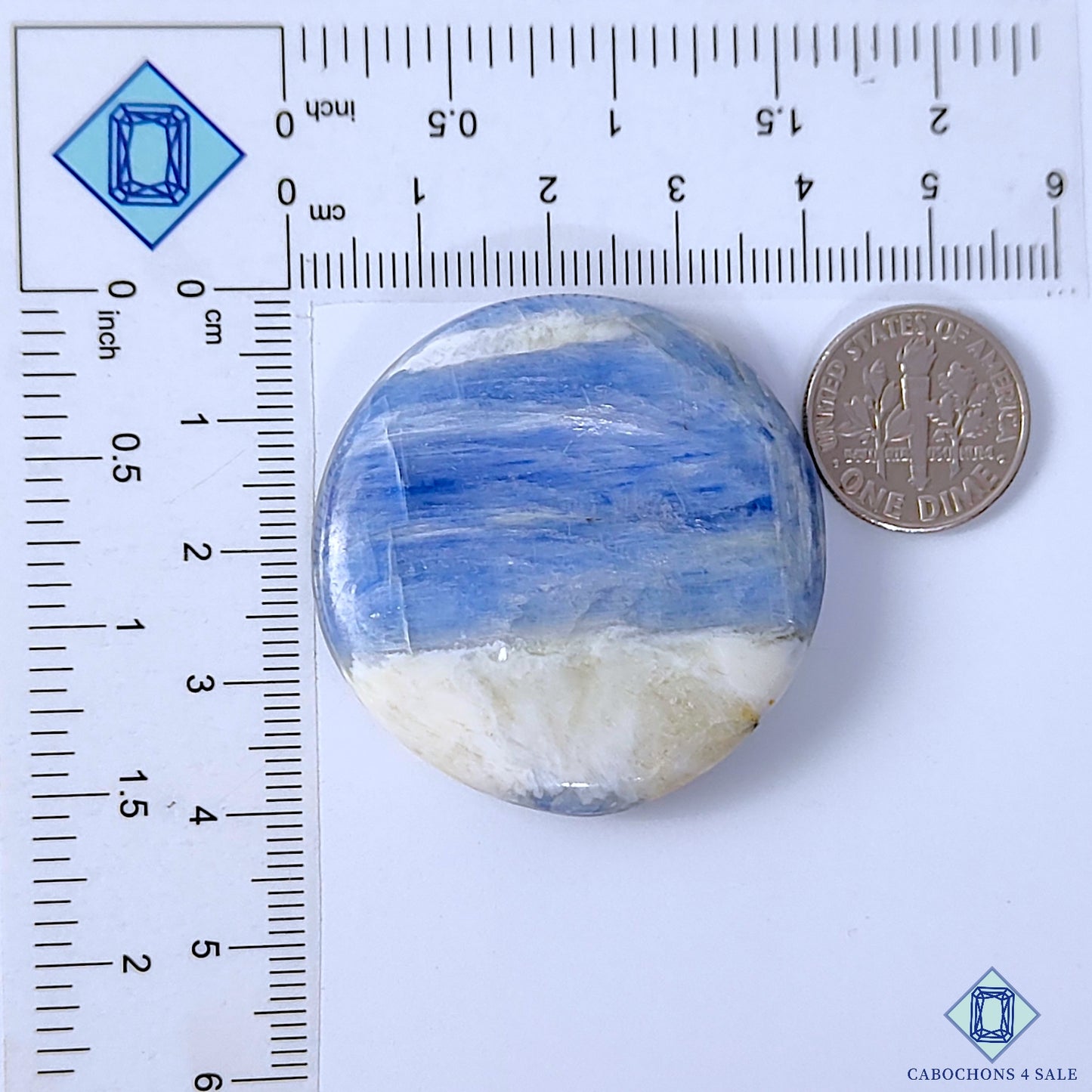 Blue Kyanite with Quartz