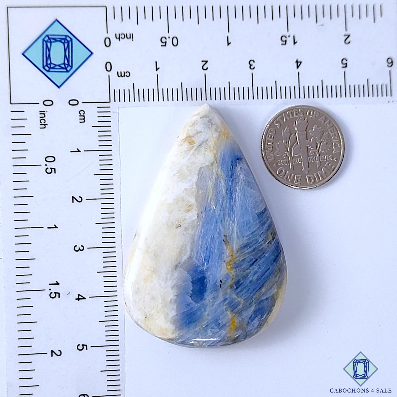 Blue Kyanite with Quartz