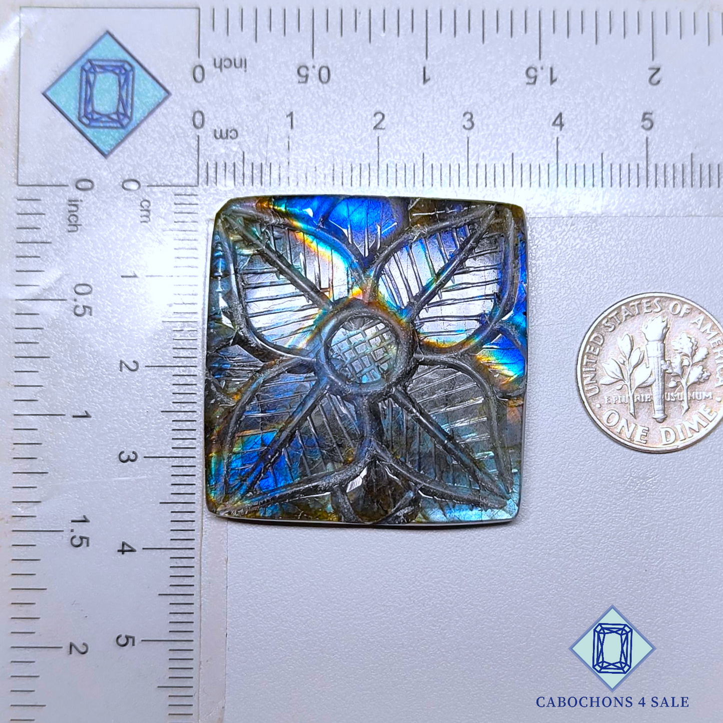 Blue Labradorite Fancy Carvings