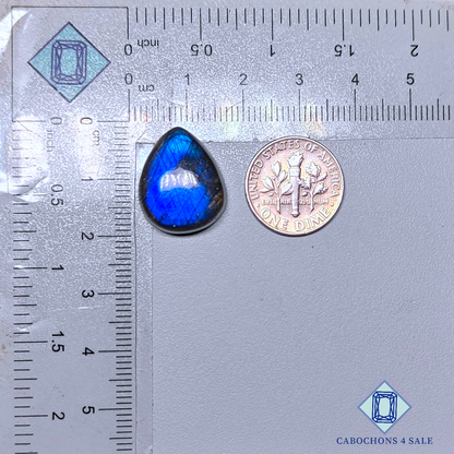 Blue Labradorite Pear Cabochons