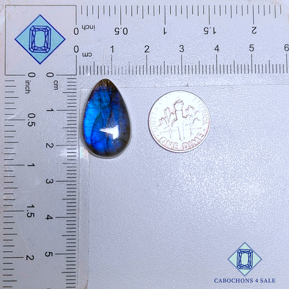 Blue Labradorite Pear Cabochons