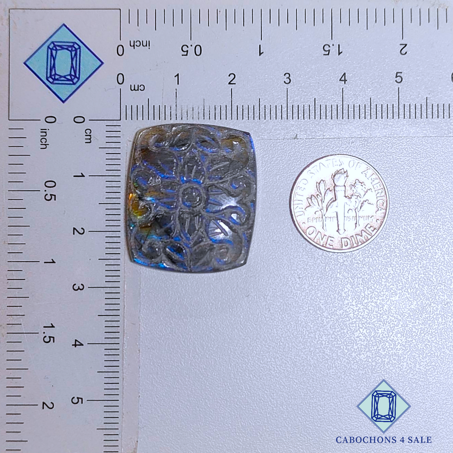 Blue Labradorite Fancy Carvings