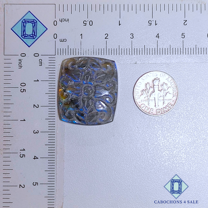 Blue Labradorite Fancy Carvings