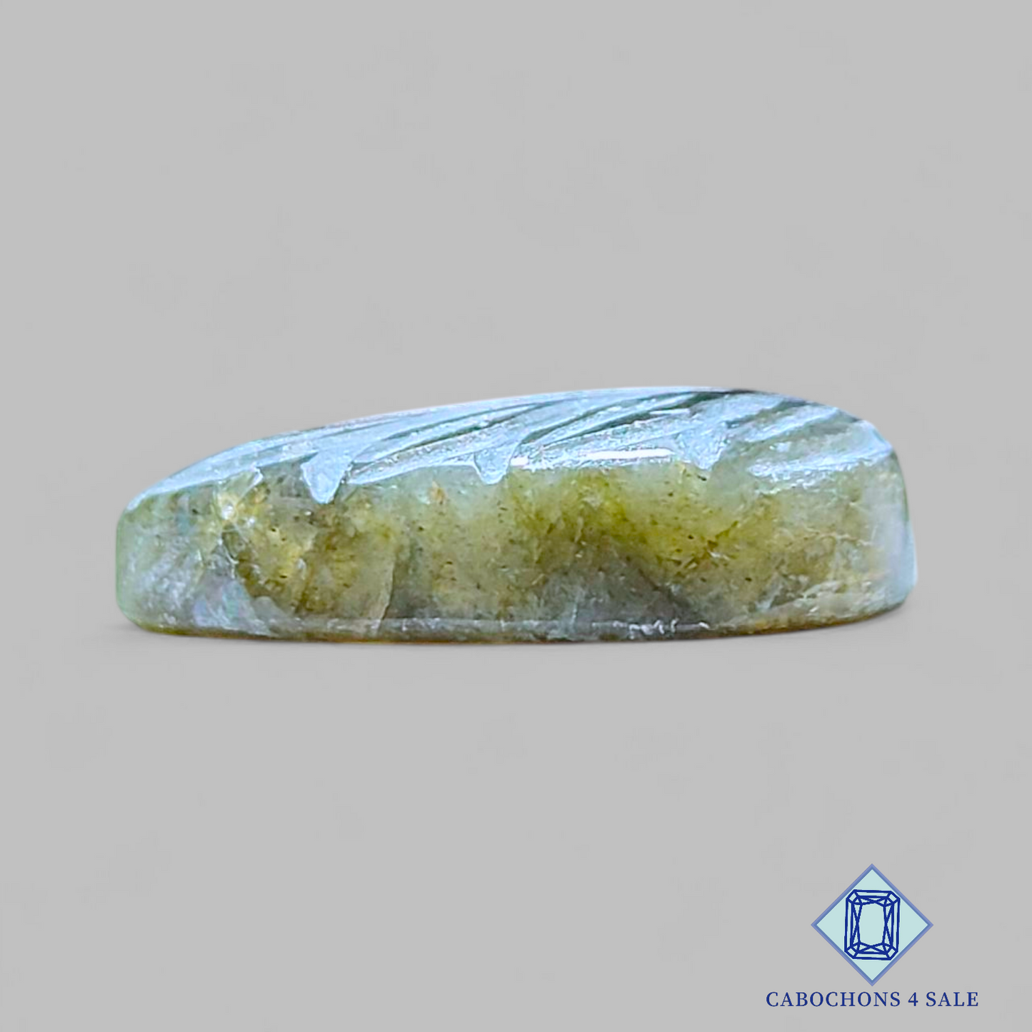 Blue Labradorite Pear Carvings