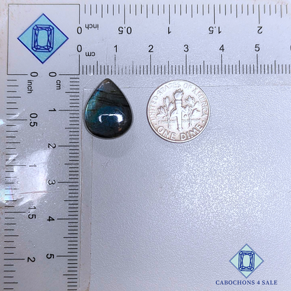 Blue Labradorite Pear Cabochons