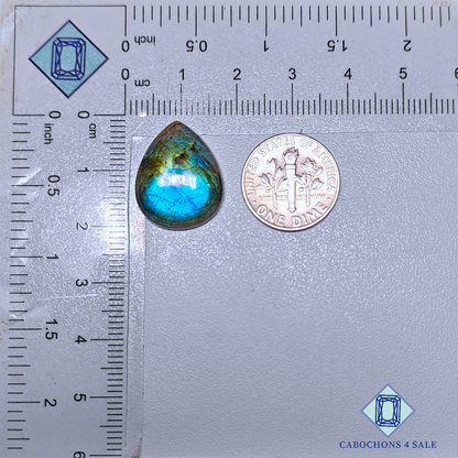 Blue Labradorite Pear Cabochons