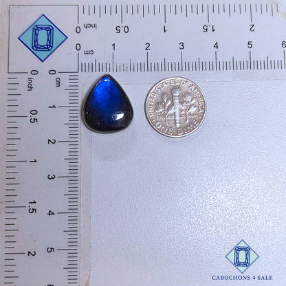 Blue Labradorite Pear Cabochons