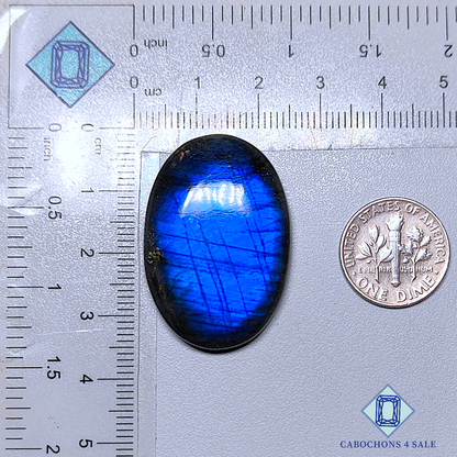 Blue Labradorite Oval Cabochons 34*23*7mm