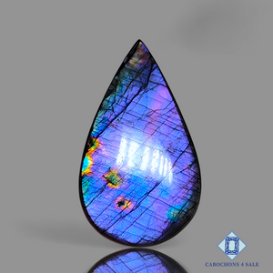 Blue Labradorite Pear Cabochons