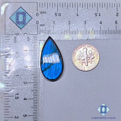 Blue Labradorite Pear Cabochons