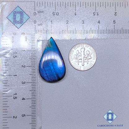 Blue Labradorite Pear Cabochons