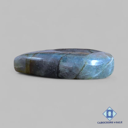 Natural Blue Labradorite Gemstone  Pear Cabochons 36*32*9mm from Madagascar available for sale