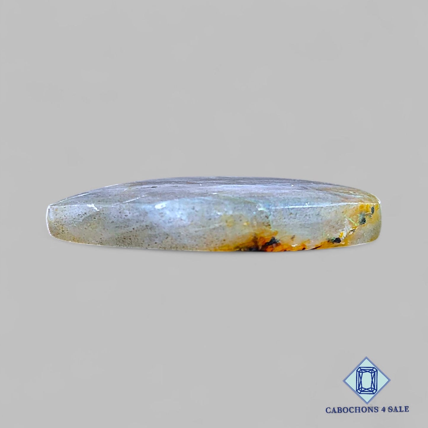 Natural Blue Labradorite Gemstone  Fancy Cabochons 30*17*5mm from Madagascar available for sale