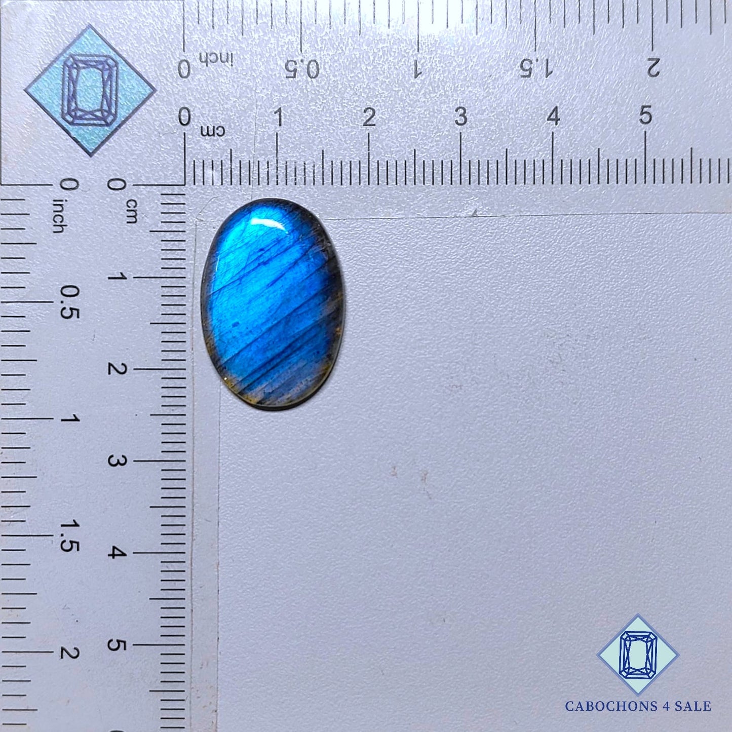 Natural Blue Labradorite Gemstone  Oval Cabochons 22*15*4mm from Madagascar available for sale