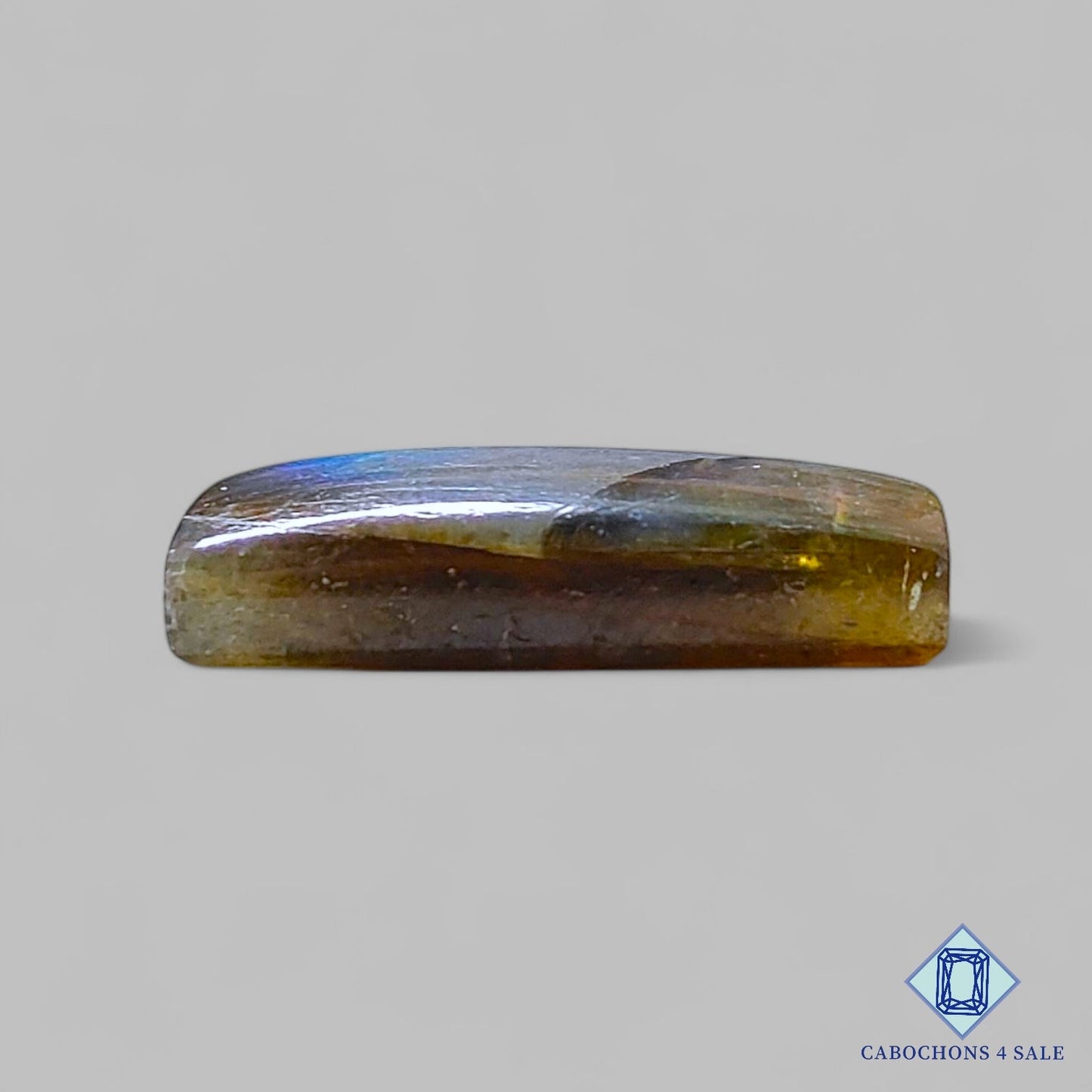 Natural Blue Labradorite Gemstone  Rectangle Cabochons 28*12*6mm from Madagascar available for sale