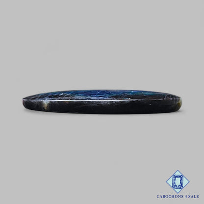 Natural Blue Labradorite Gemstone  Oval Cabochons 30*14*3mm from Madagascar available for sale
