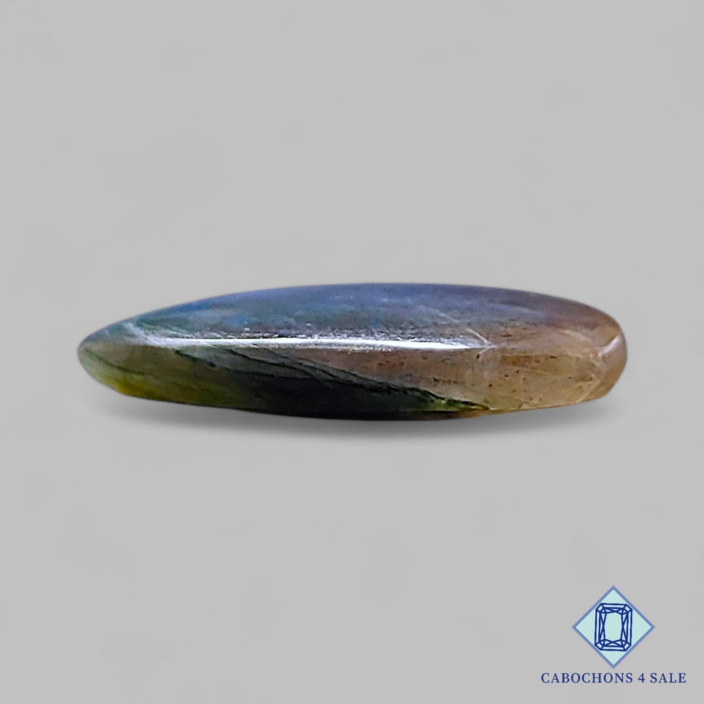 Natural Blue Labradorite Gemstone  Pear Cabochons 24*20*4mm from Madagascar available for sale