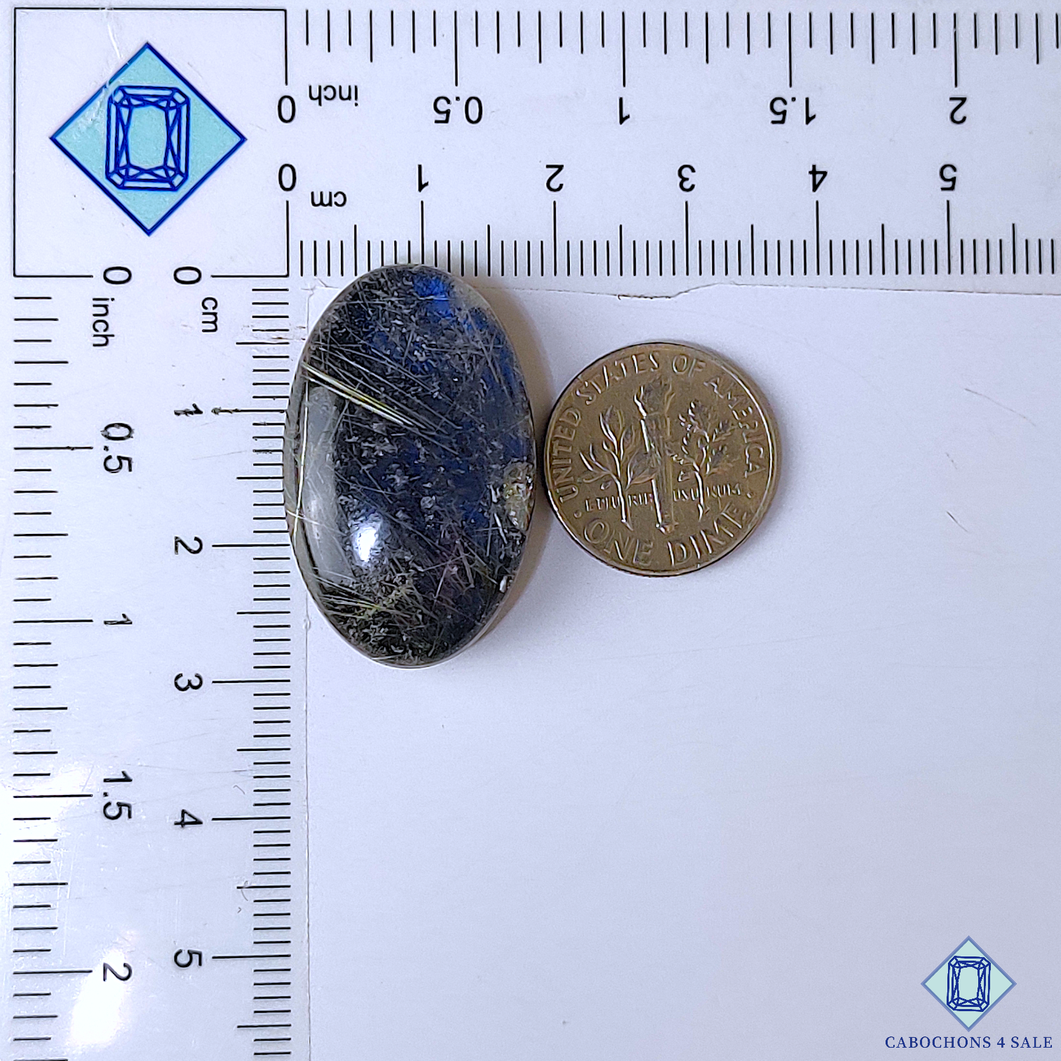 Blue Labradorite Doublet