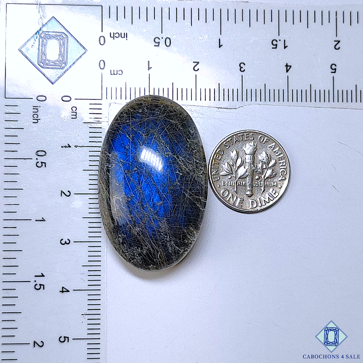 Blue Labradorite Doublet