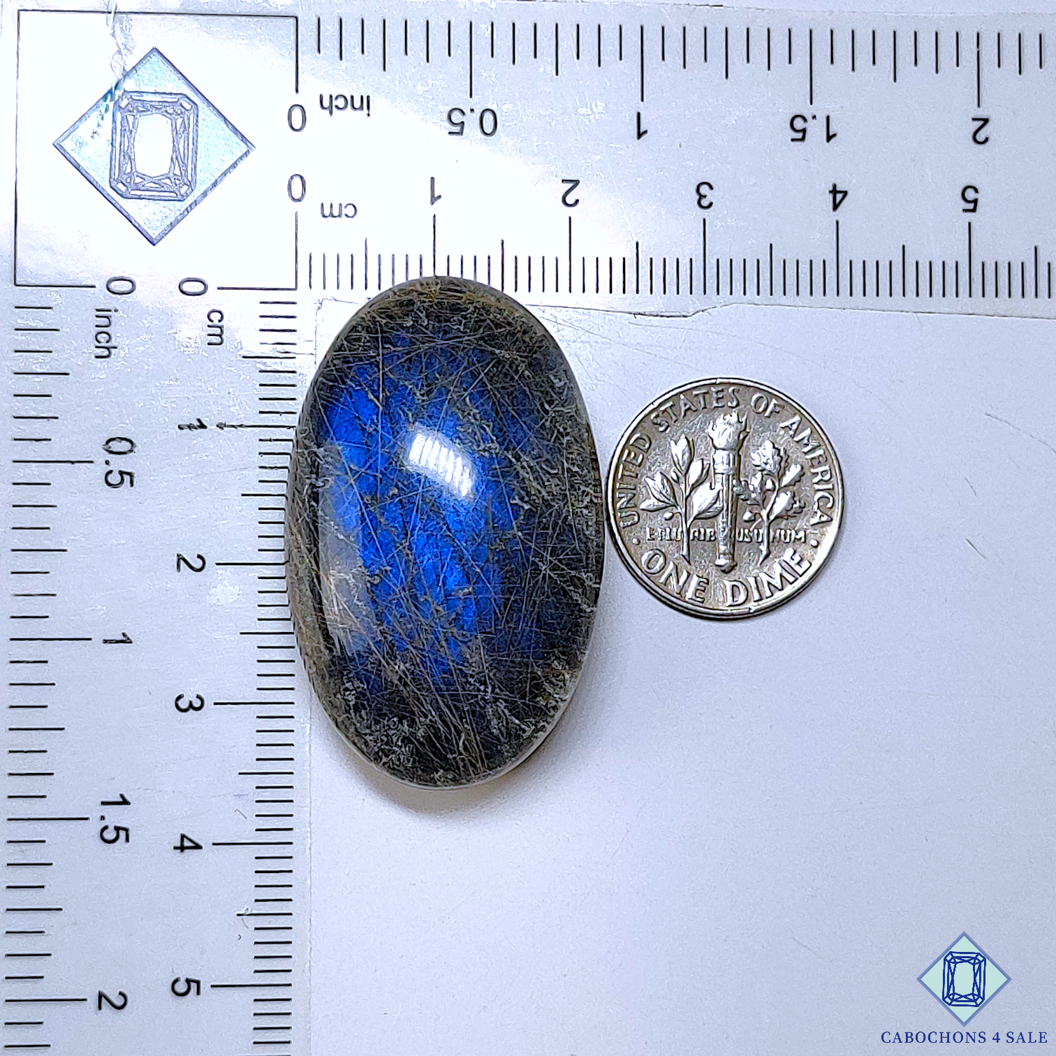 Blue Labradorite Doublet