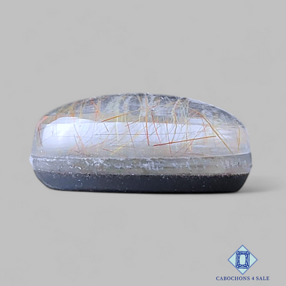 Blue Labradorite + Rutile Quartz Doublets