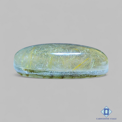 Blue Labradorite + Rutile Quartz Doublets