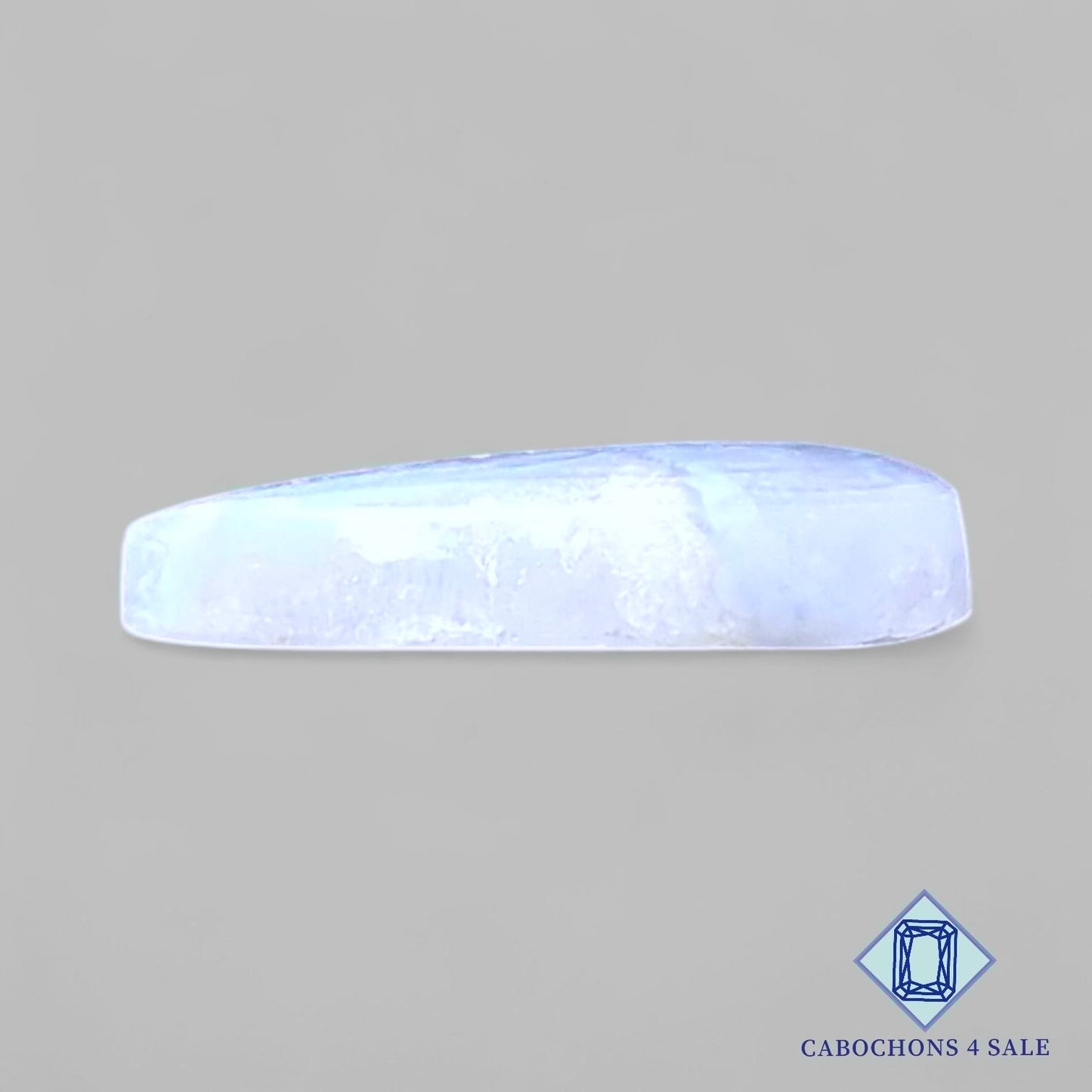 Cabujones de ágata azul natural de 22 x 11 x 5 mm, de Namibia, disponibles para la venta.