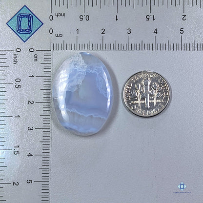 Blue Lace Agate Oval Cabochons