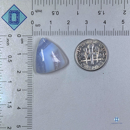 Blue Lace Agate Triangle Cabochons