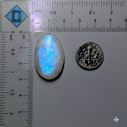 Blue Moonstone Oval Cabochons