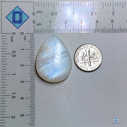 Blue Moonstone Pear Cabochons