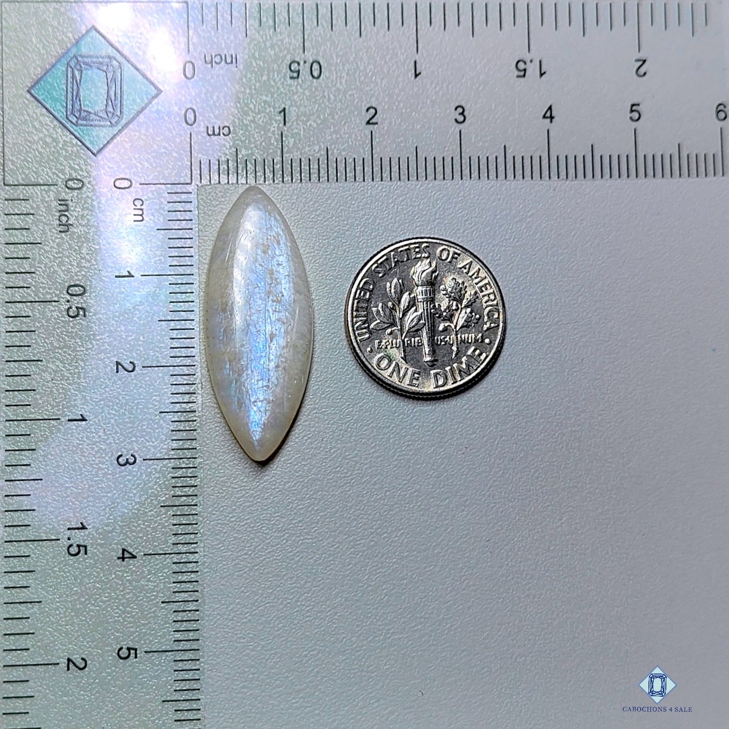 Blue Moonstone Marquise Cabochons