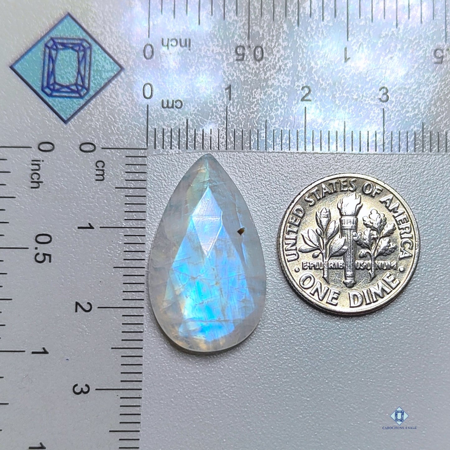 Blue Moonstone  Pear All cuts