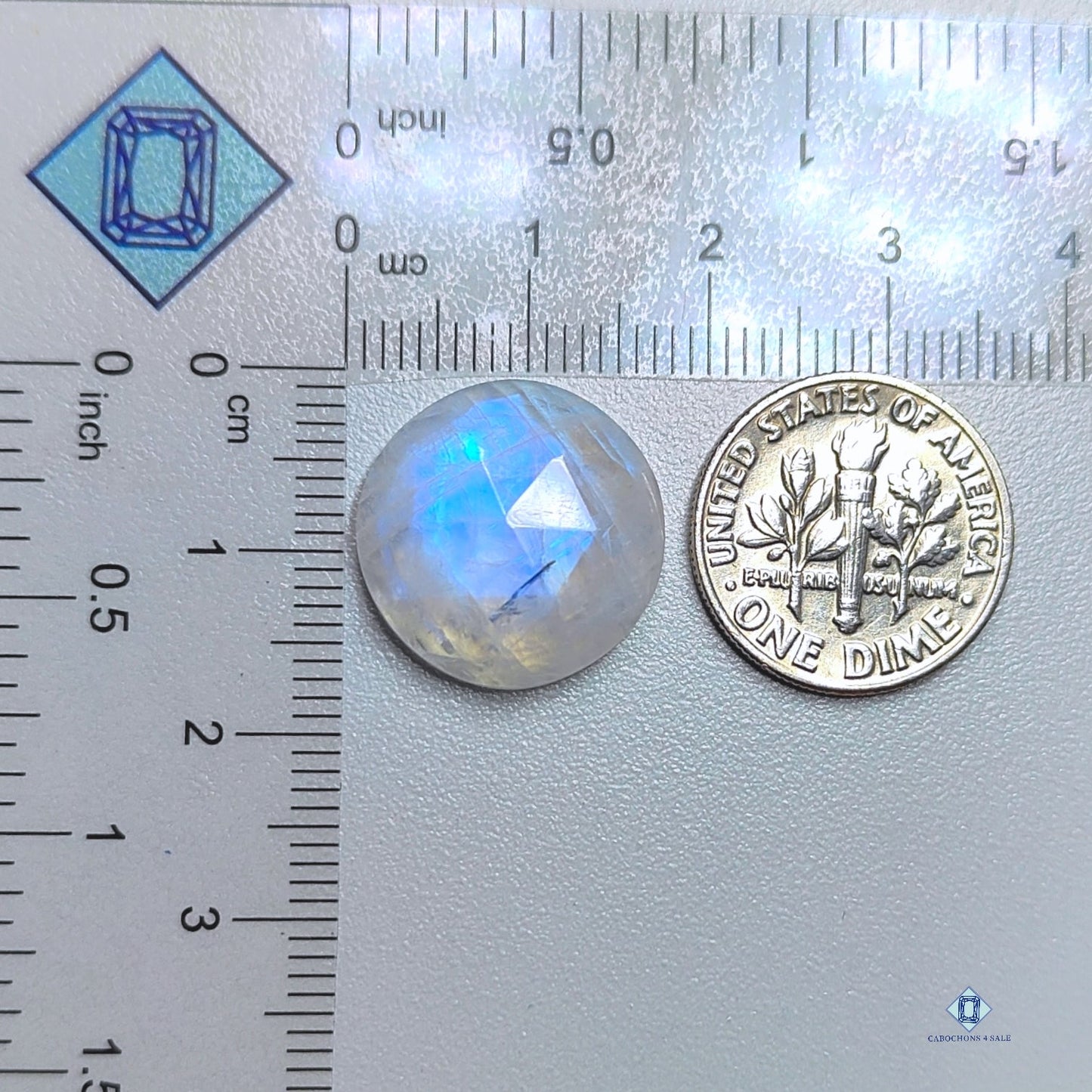 Blue Moonstone  Round All cuts