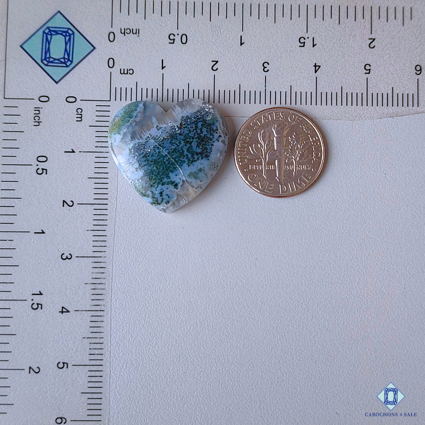 Blue Moss Agate