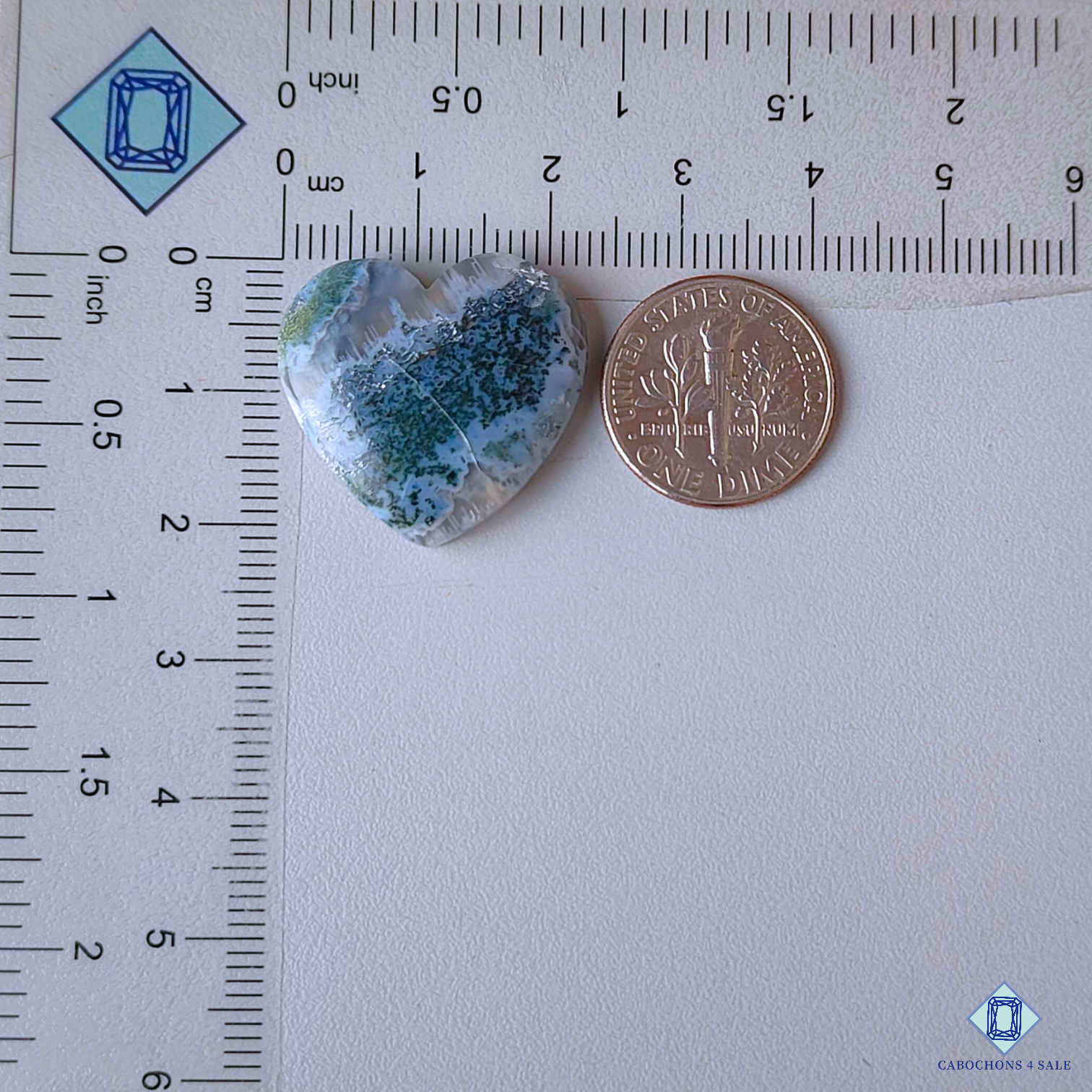 Blue Moss Agate