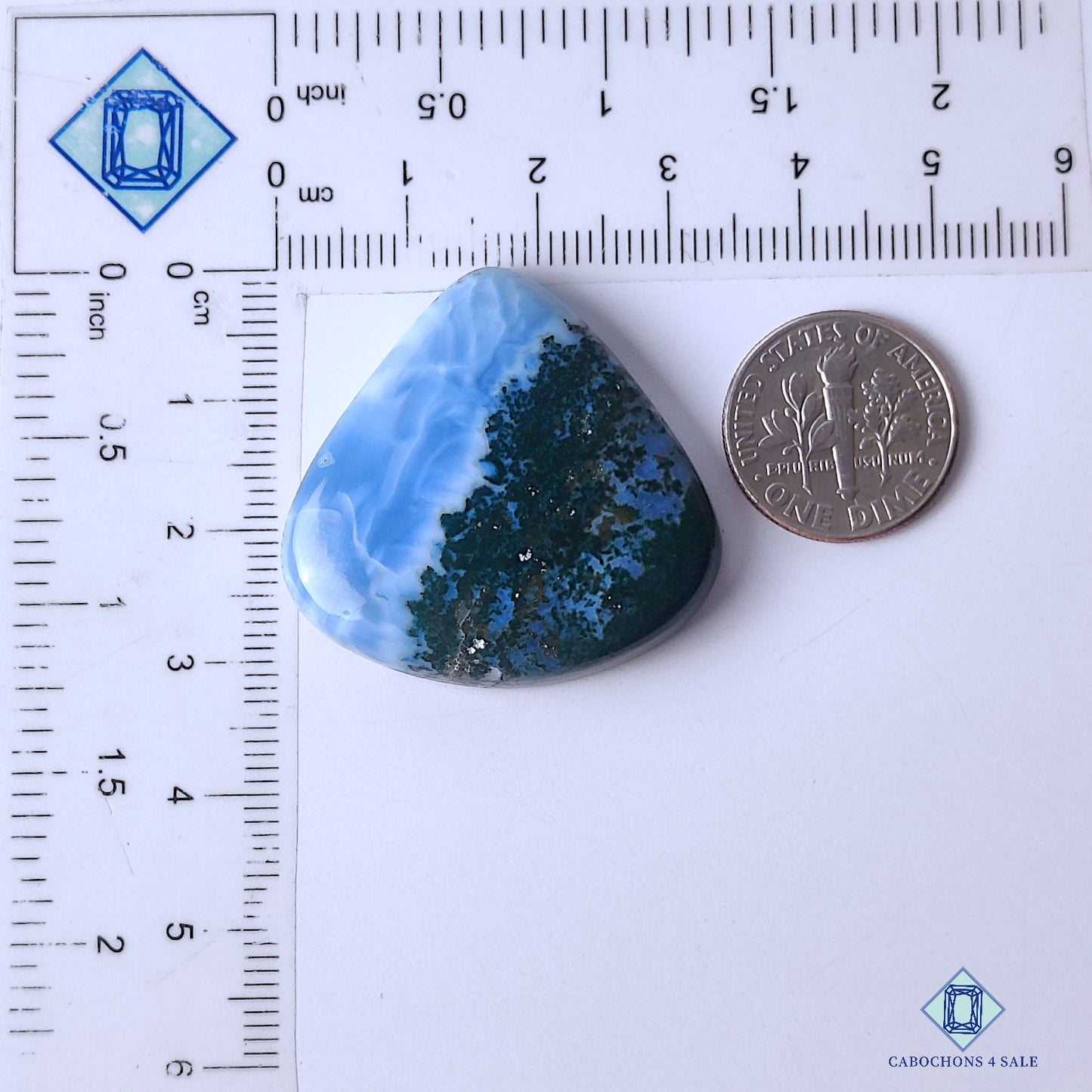 Blue Moss Agate