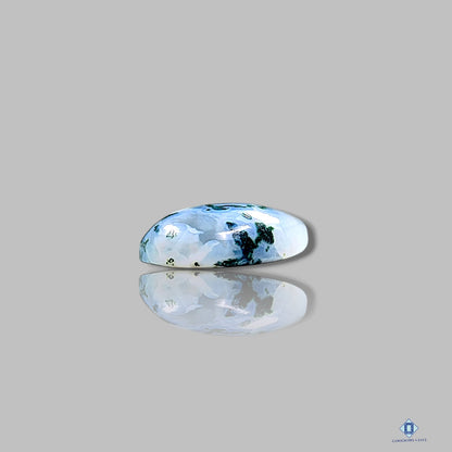 Blue Moss Agate Oval Cabochons