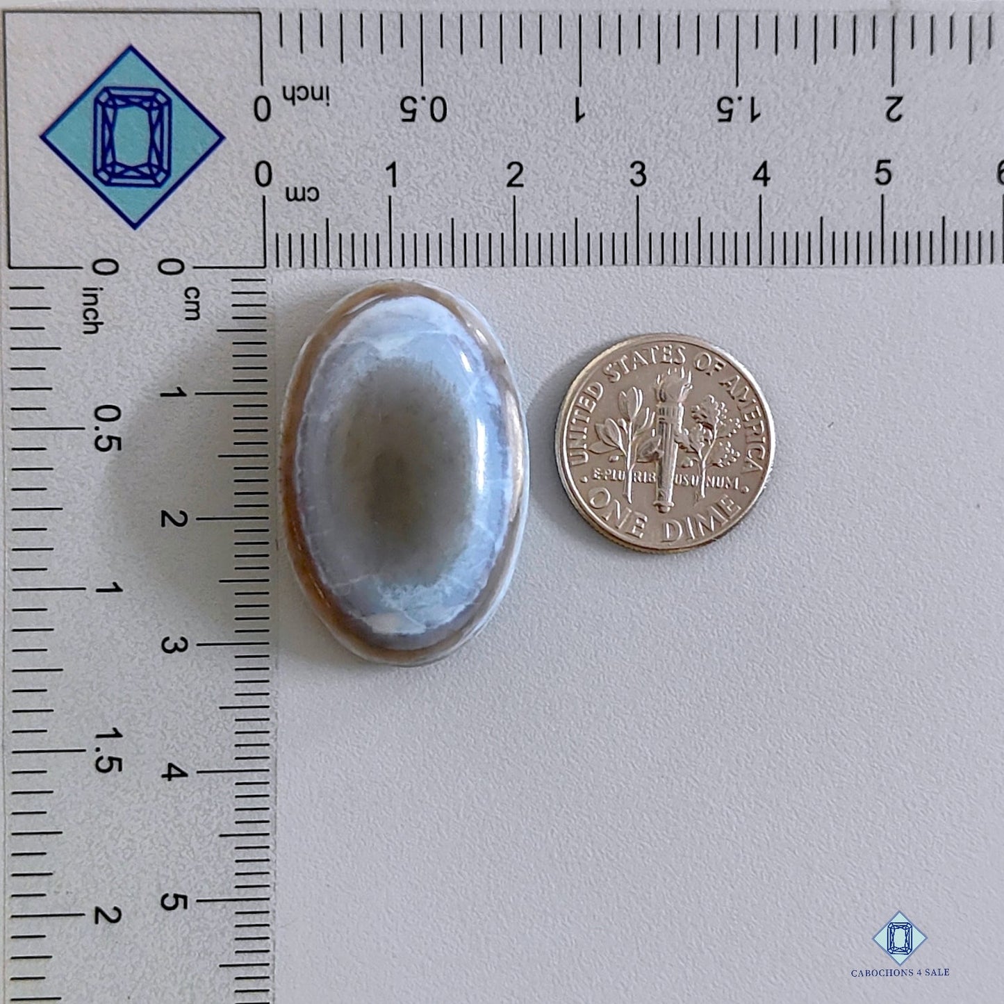 Blue Opal Oval Cabochons