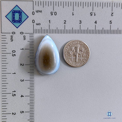 Blue Opal Pear Cabochons