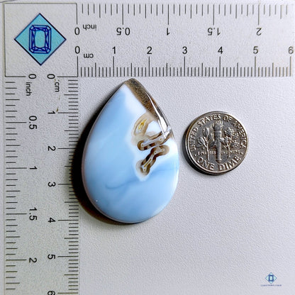 Blue Opal Pear Cabochons