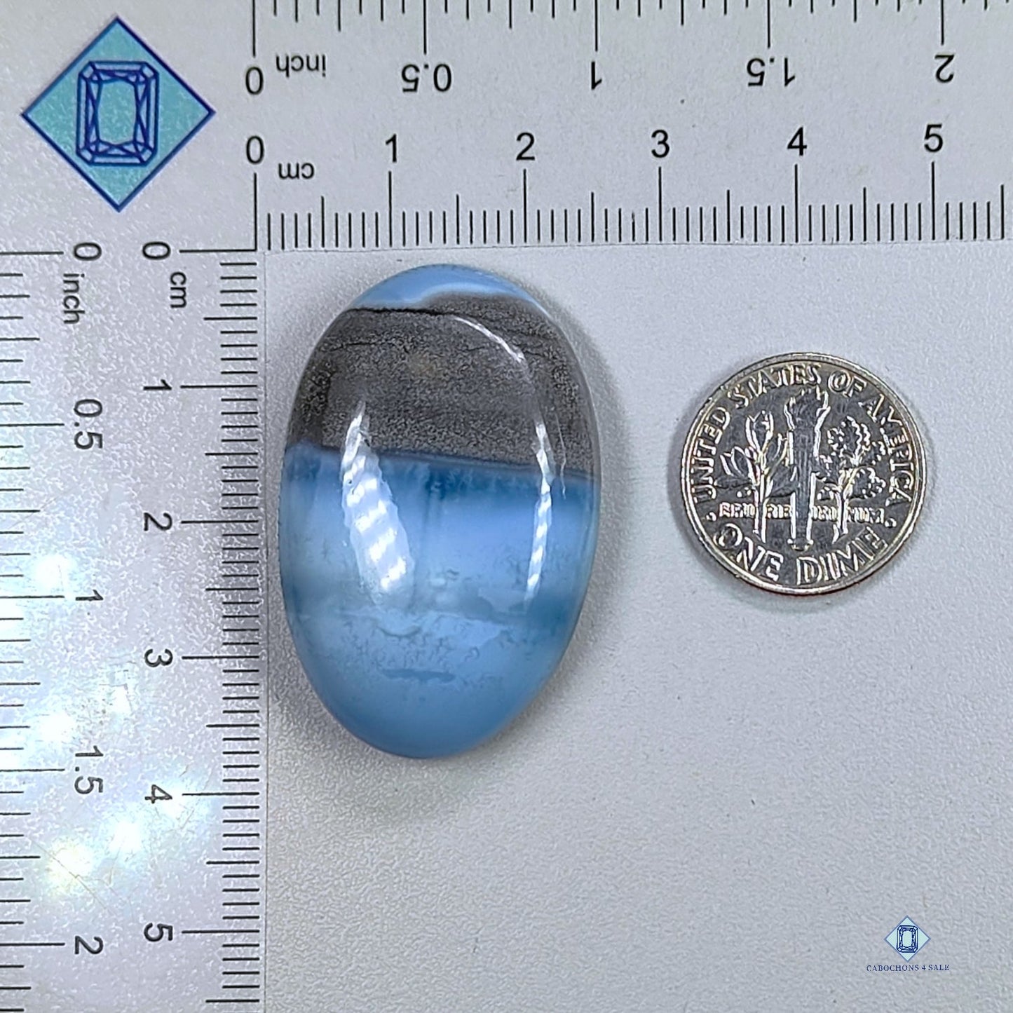 Blue Opal Oval Cabochons