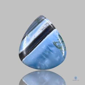Blue Opal Pear Cabochons