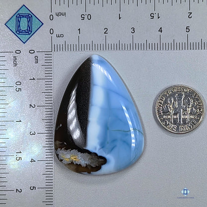 Blue Opal Pear Cabochons