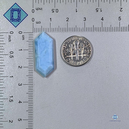 Blue Opal Hexagon All Cuts