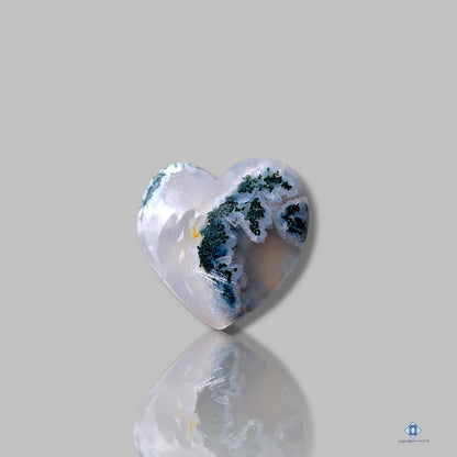 Blue Opal with Moss Agate