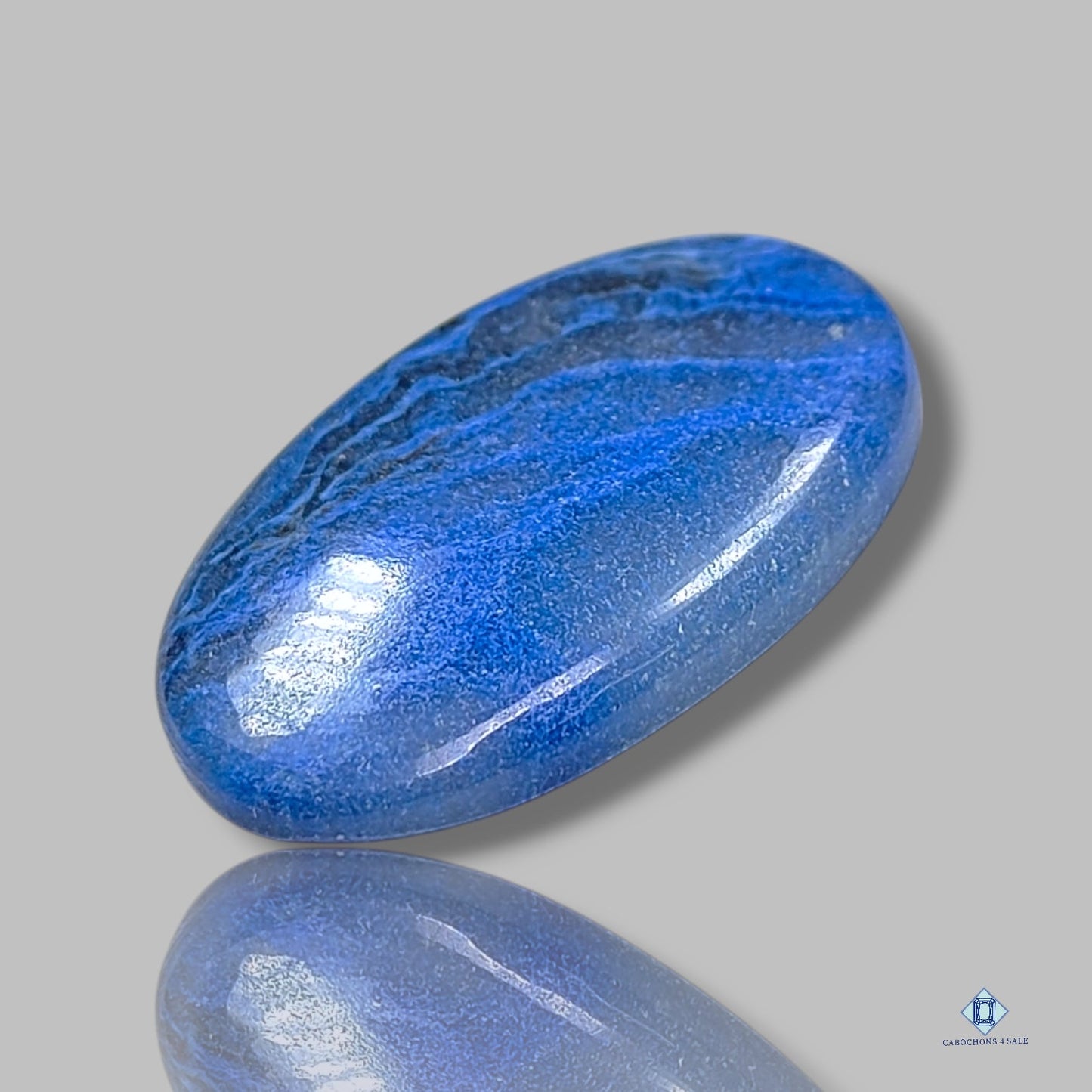 Blue Quartz Oval Cabochons