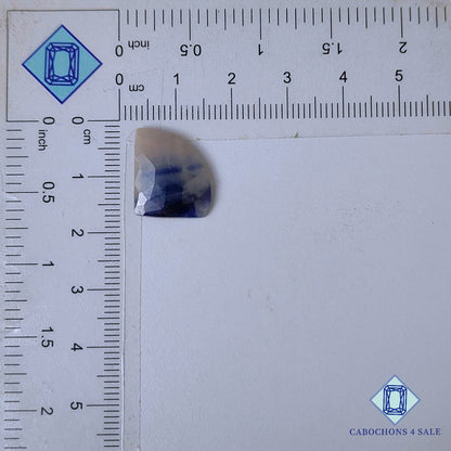 Natural Blue Sapphire Gemstone  Fancy Rose Cut 16*13*3mm from Myanmar available for sale