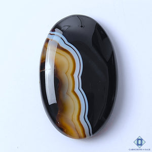 Botswana Agate Oval Cabochons 49x31x6mm